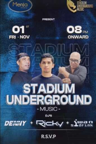 MENJA RESTO & LOUNGE JAKARTA - STADIUM UNDERGROUND