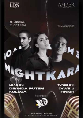 AMBER ROOFTOP LOUNGE JAKARTA - KARAOKE NIGHT