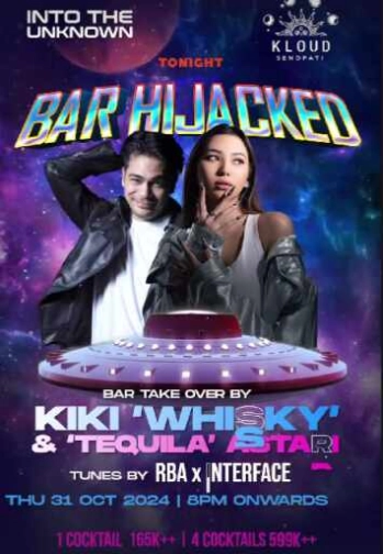 KLOUD SKY DINNING & LOUNGE JAKARTA - BAR HIJACKED