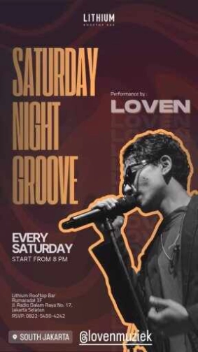 LITHIUM ROOFTOP JAKARTA - SATURDAY NIGHT GROOVE