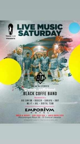 EMPORIUM TEASE CLUB JAKARTA - LIVE MUSIC SATURDAY