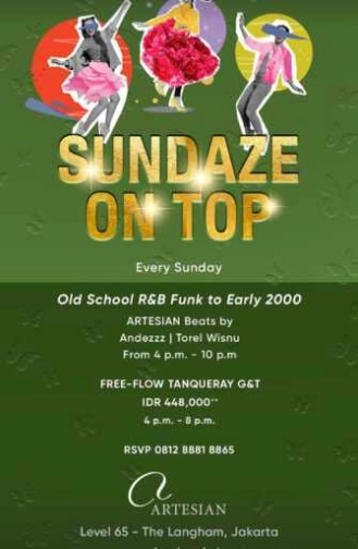 ARTESIAN SCBD JAKARTA - SUNDAZE ON TOP