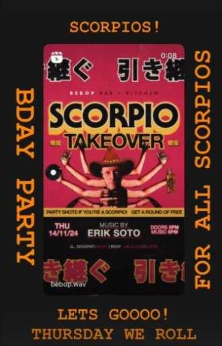 BEBOP JAKARTA - SCORPION TAKE OVER