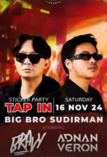 BIG BROTHER SCBD JAKARTA - STICKER PARTY