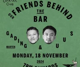 THE COCTAIL CLUB SENOPATI JAKARTA  OUR FRIENDS BEHIND THE BAR