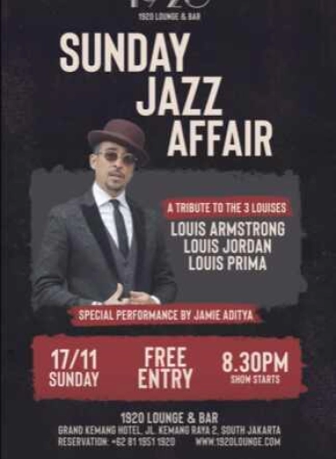 1920 LOUNGE - SUNDAY JAZZ AFFAIR