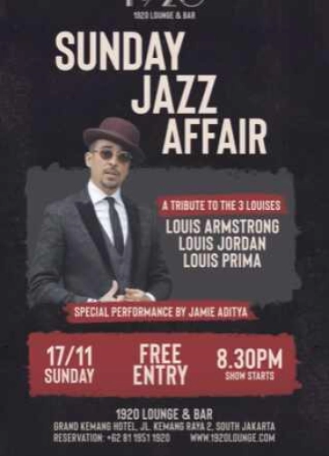 1920 LOUNGE KEMANG - SUNDAY JAZZ AFFAIR