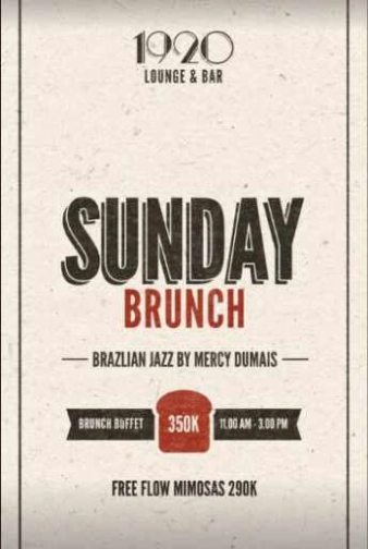 1920 LOUNGE KEMANG - SUNDAY