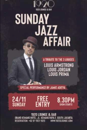 1920 LOUNGE KEMANG - SUNDAY JAZZ AFFAIR