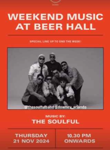  BEER HALL SCBD - THURSDAY