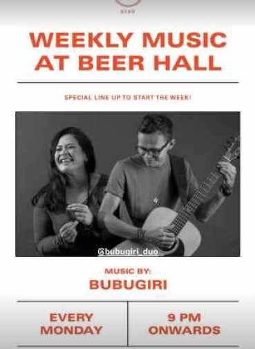 BEER HALL SCBD - MONDAY