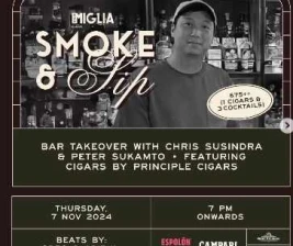 BAR MIGLIA JAKARTA  SMOKE AND SIP