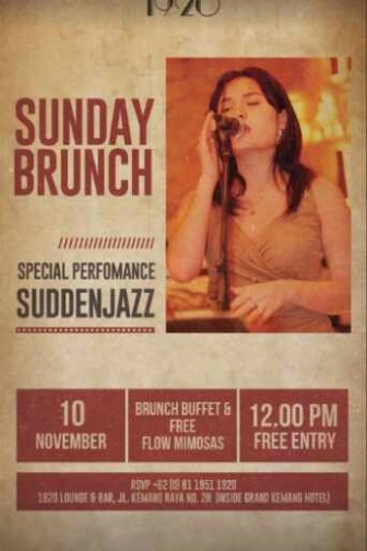 1920 LOUNGE KEMANG JAKARTA - SUNDAY BRUNCH