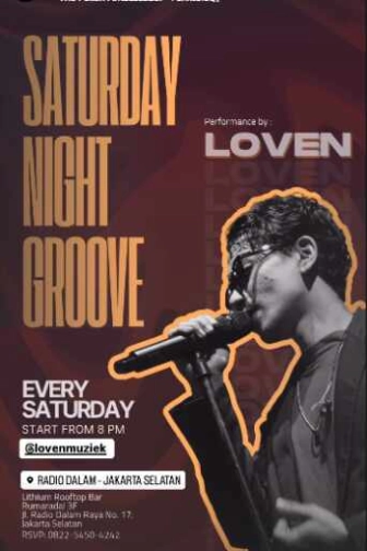 LITHIUM ROOFTOP JAKARTA - SATURDAY NIGHT GROOVE