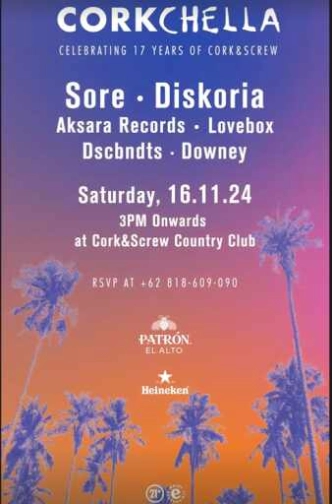 CORK & SCREW SENAYAN JAKARTA - SATURDAY