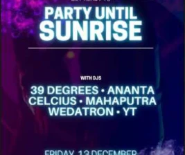 WONDER BAR SCBD JAKARTA  PARTY UNTIL SUNRISE