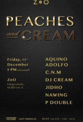 ZOO SCBD JAKARTA - PEACHES AND CREAM