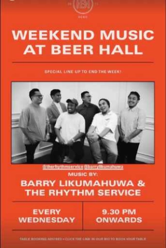 BEER HALL SCBD JAKARTA - WEEKEND MUSIC