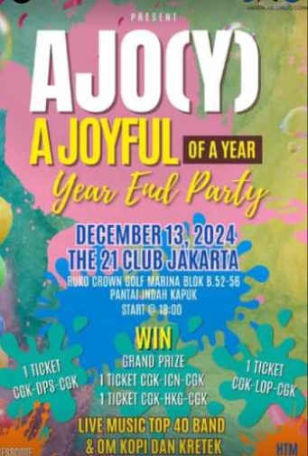 THE 21 CLUB PANTAI INDAH KAPUK - A JOYFUL OF A YEAR ( YEAR END PARTY )