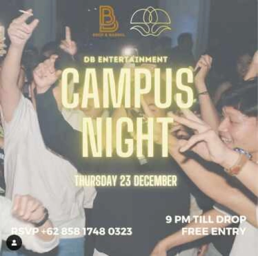 BEER & BARREL KEMANG JAKARTA - CAMPUS NIGHT