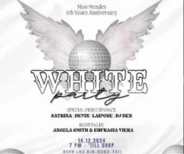 MISS MENDES RESTO KUNINGAN JAKARTA  WHITE PARTY