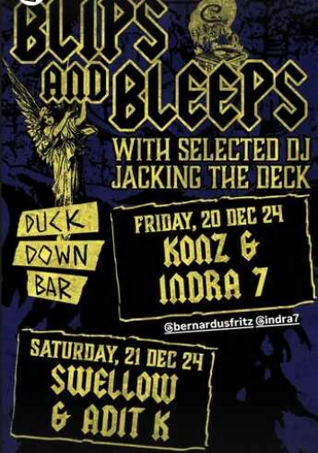 DUCK DOWN GUNAWARMAN JAKARTA - BLIPS & BLEEPS