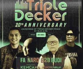 MINQ SENOPATI JAKARTA  TRIPLE DECKER 20TH ANNIVERSARY