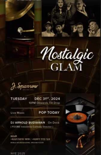 J SPARROW KUNINGAN JAKARTA - NOSTALGIA GLAM