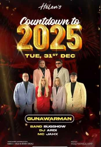 HELEN LIVE GUNAWARMAN JAKARTA - COUNTDOWN TO 2025