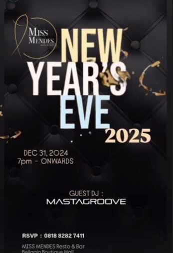 MISS MENDES RESTO KUNINGAN JAKARTA - NEW YEAR