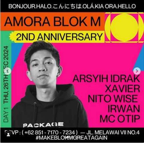 AMORA BLOK M JAKARTA - AMORA BLOK M 2ND ANNIVERSARY