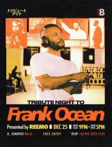 BEBOP JAKARTA - TRIBUTE NIGHT TO FRANK OCEAN