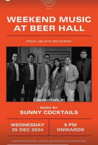 BEER HALL SCBD JAKARTA - WEDNESDAY