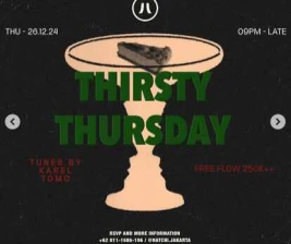 HATCHI JAKARTA  THIRSTY THURSDAY