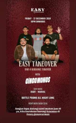 EASY GUNAWARMAN JAKARTA - FRIDAY