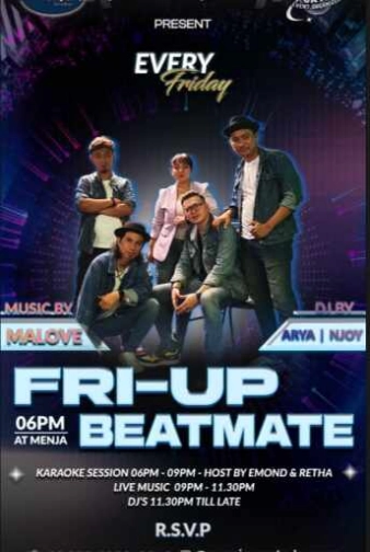 MENJA RESTO & LOUNGE JAKARTA - FRI - UP BEATMATE