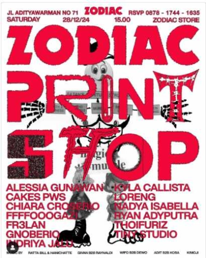 ZODIAC SENOPATI JAKARTA - ZODIAC PRINT SHOP