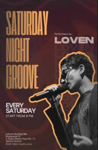 LITHIUM ROOFTOP JAKARTA - SATURDAY NIGHT GROOVE