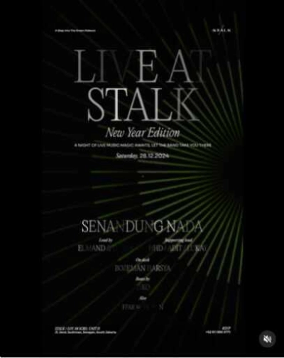 STALK SCBD JAKARTA - LIVE AT STALK NEW YEAR EDITION