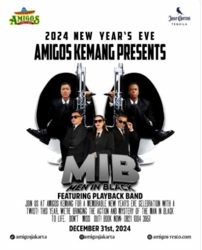 AMIGOS KEMANG JAKARTA - RING IN 2024 WITH A BANG!