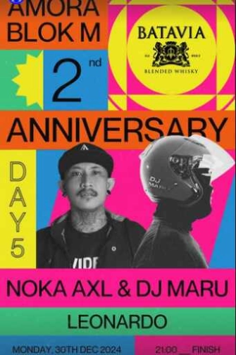 AMORA BLOK M JAKARTA - 2ND ANNIVERSARY