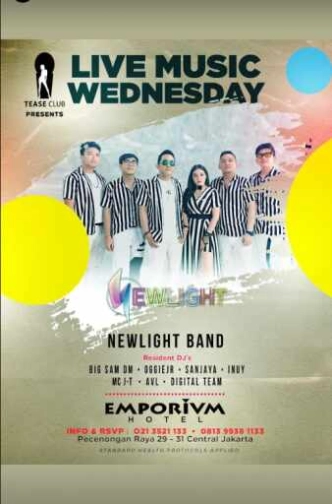 EMPORIUM TEASE CLUB JAKARTA - LIVE MUSIC WEDNESDAY