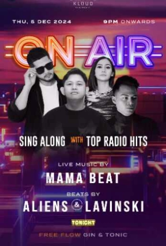 KLOUD SKY DINING & LOUNGE SENOPATI - SING ALONG WITH TOP RADIO HITS