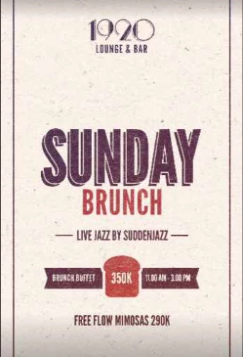 1920 LOUNGE KEMANG JAKARTA - SUNDAY BRUNCH