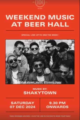 BEER HALL SCBD JAKARTA - WEEKEND MUSIC