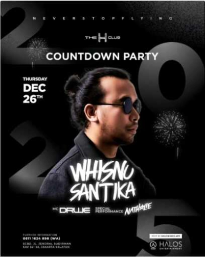 THE H CLUB SCBD JAKARTA - COUNTDOWN PARTY