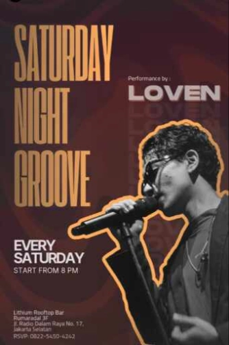 LITHIUM ROOFTOP JAKARTA - SATURDAY NIGHT GROOVE