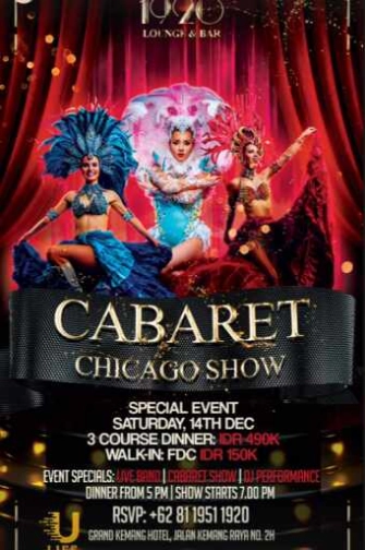 1920 LOUNGE KEMANG JAKARTA - CABARET CHICAGO SHOW