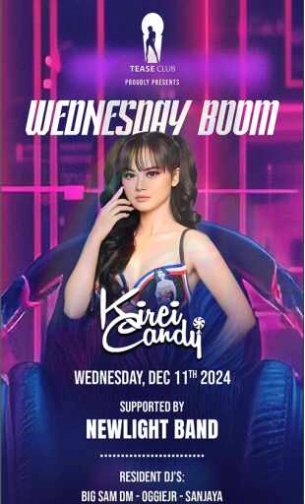 EMPORIUM TEASE CLUB JAKARTA - WEDNESDAY BOOM