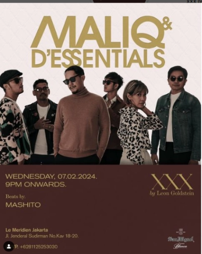 X.X.X BY LEON GOLDSTEIN JAKARTA - Maliq & D’Essentials